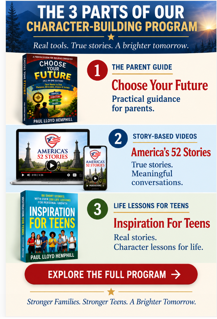 The 3 parts of the American Education Defenders character-building program